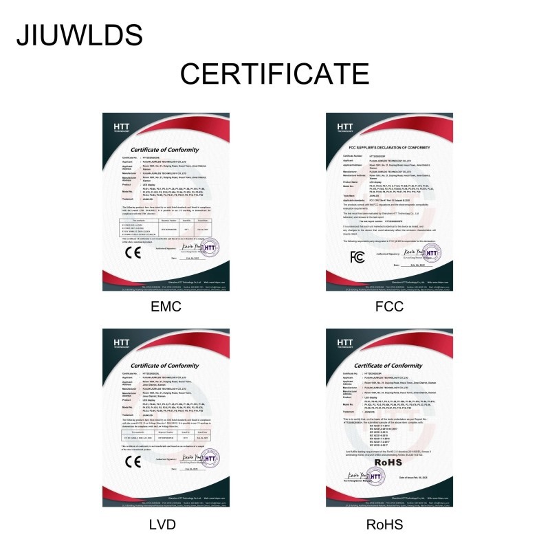 certification of LED Screen for Stage Rental certification of LED Screen for Stage Rental